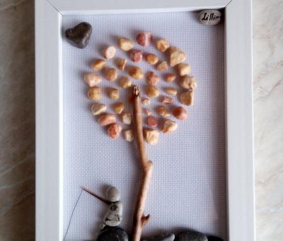 pebble-art-quadri-con-pietra-legno-e-conchiglie