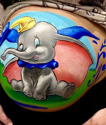 bellypainting