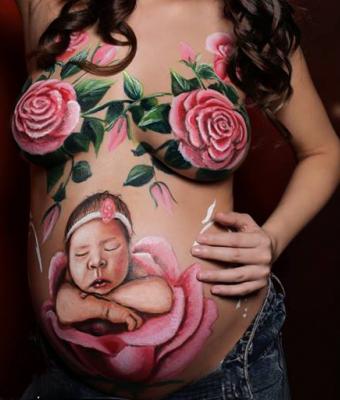 bellypainting