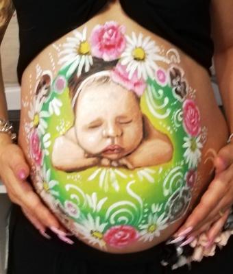 bellypainting