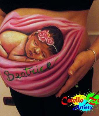 bellypainting