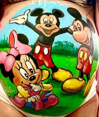 bellypainting