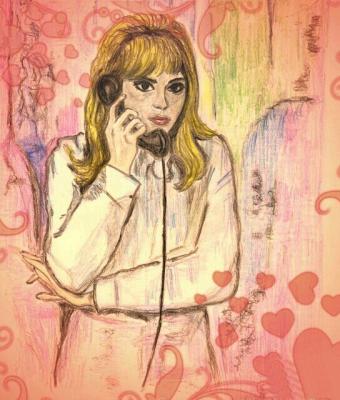 marianne-faithfull-a-telefono