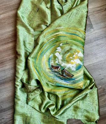 sarong-seta-verde