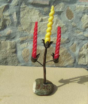 candelabro-in-ferro-con-base-i