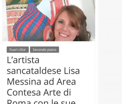 l-artista-sancataldese-lisa-messina-ad-area-contesa-arte-di-roma-con-le-sue