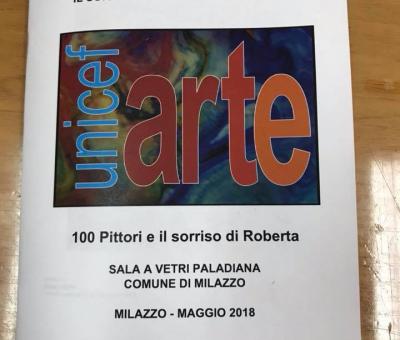 100-pittori-e-il-sorriso-di-roberta-per-l-unicef